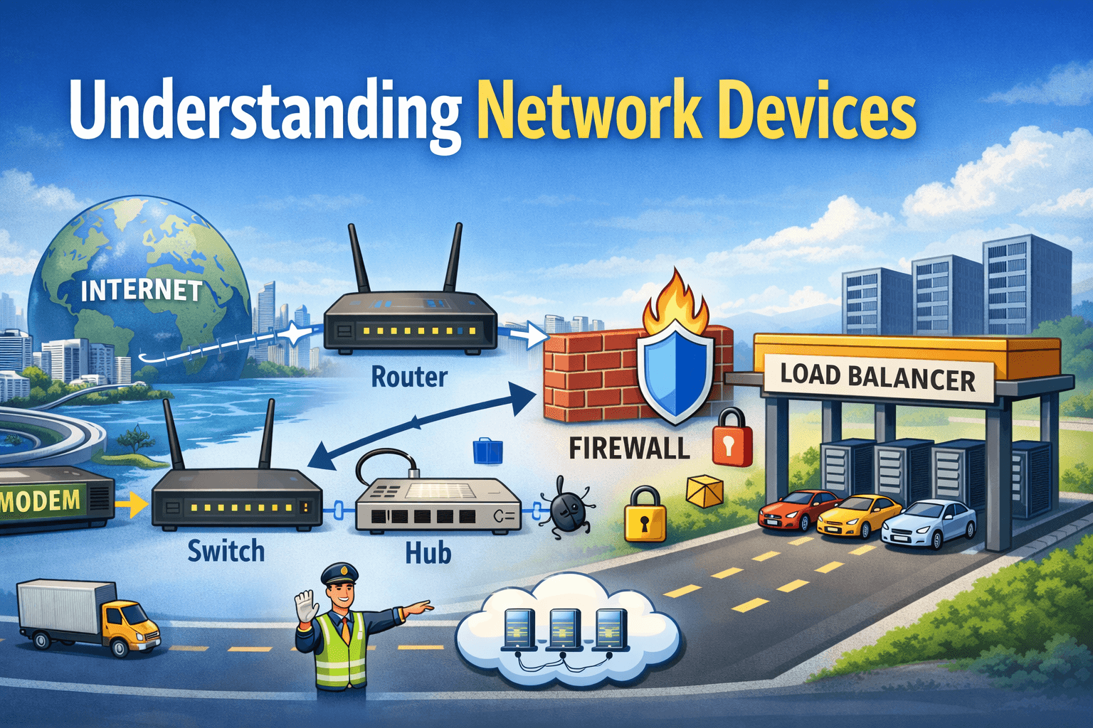 Understanding Network Devices: How the Internet Actually Reaches Your Application