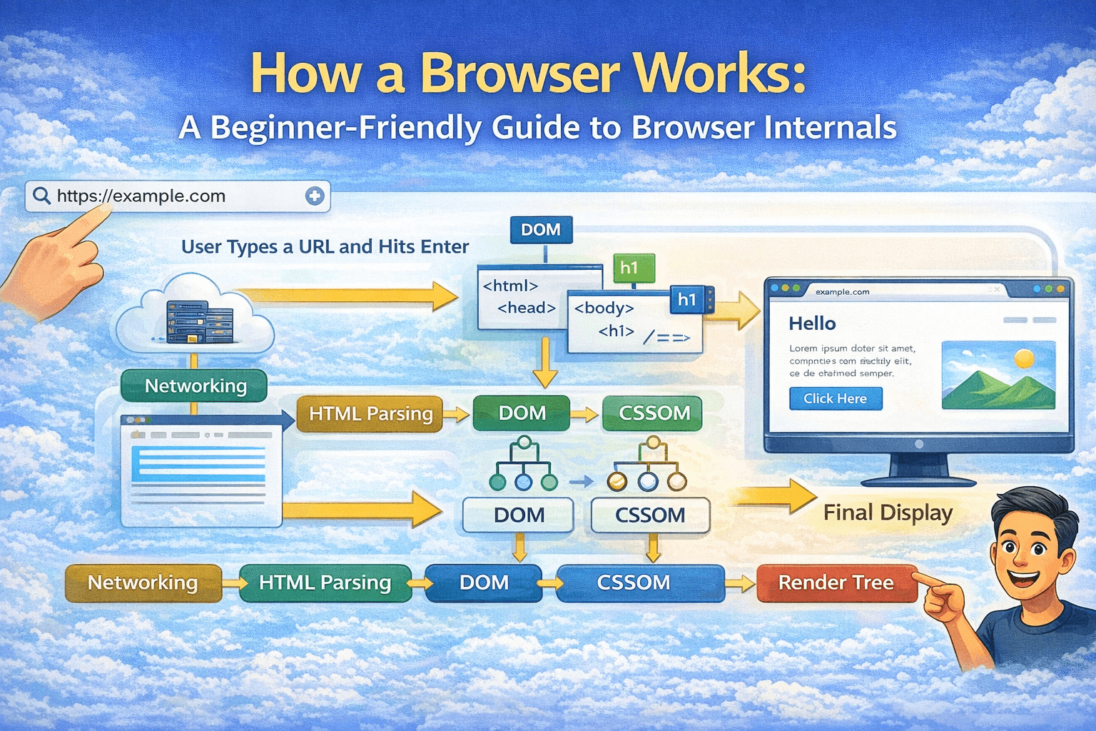 How a Browser Works: A Beginner-Friendly Guide to Browser Internals